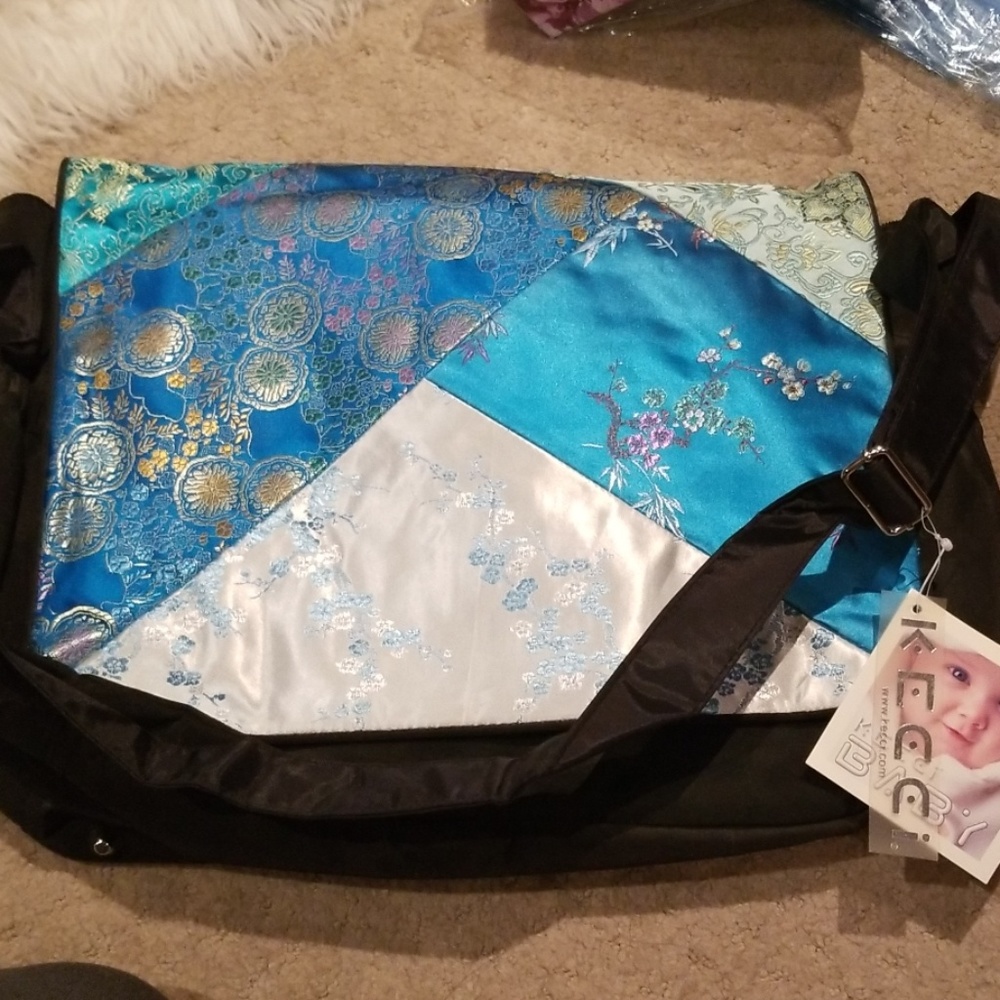 shape. Asian inspired diaper bag